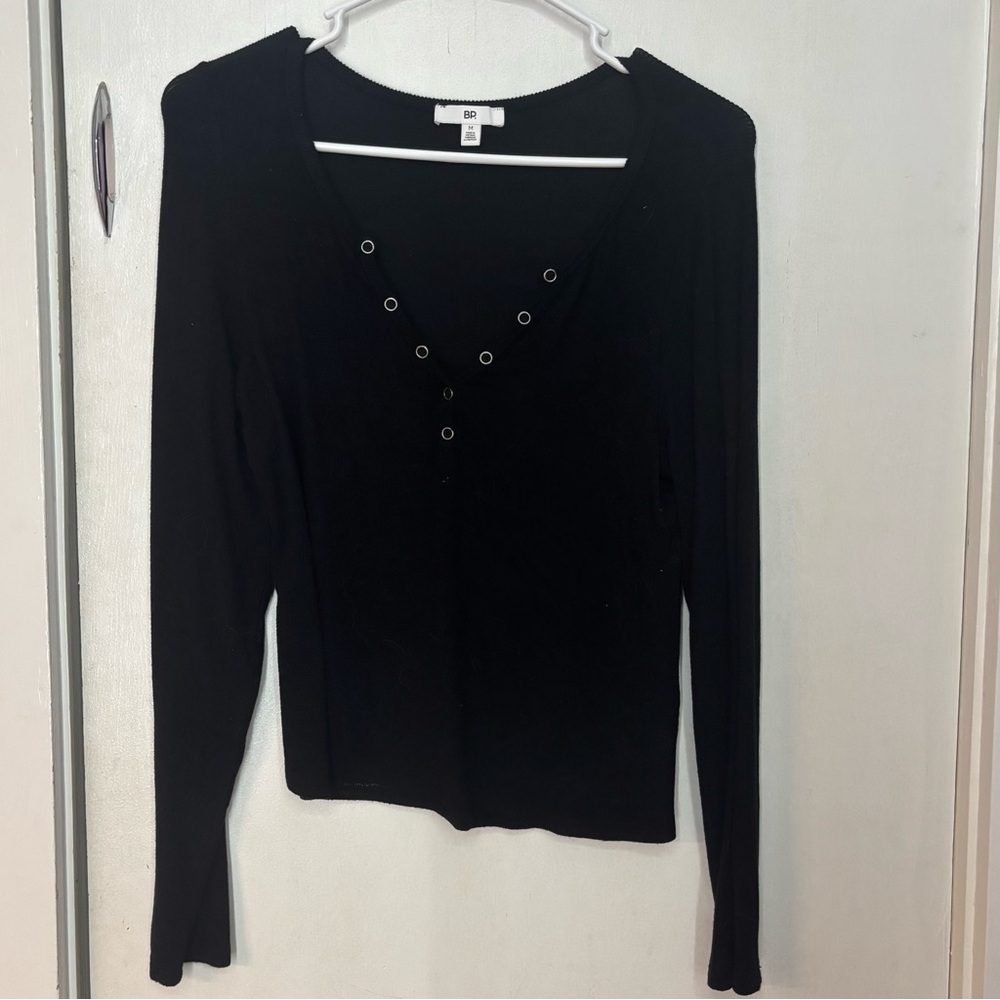 BP. Women's Long Sleeve Rib
Henley